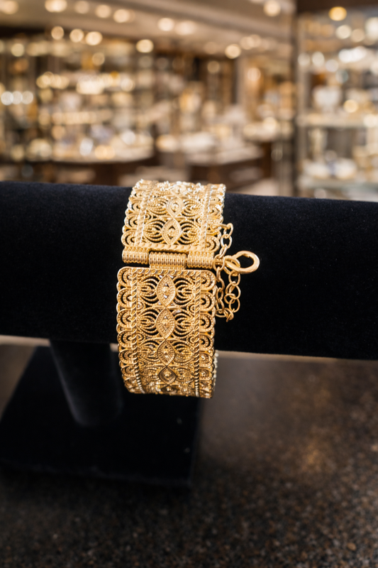 Élégance Dorée Intemporelle ✨Ensemble collier+Bracelet